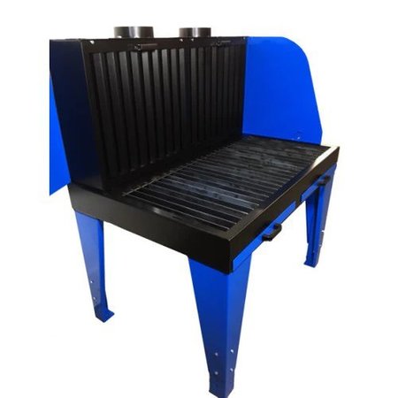 LEV-CO 39" GP Back&downdraft table for direct duct connection, side panels - filters/fan not included B+T-1000-1000-40B